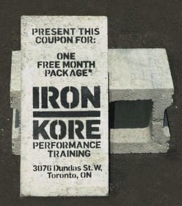 Iron Kore Performance Training Concrete Block Coupon