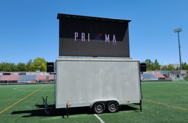 PRIXMAPRO cuenta con la única pantalla LED móvil para alquiler en Aragón